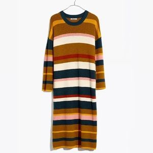 Madewell Drop Shoulder Sweater Midi dress